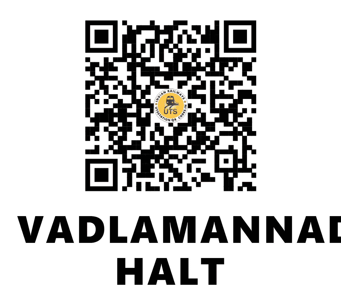 UTS QR Code for VADLAMANNADU HALT - VMD - SC (ANDHRA PRADESH)